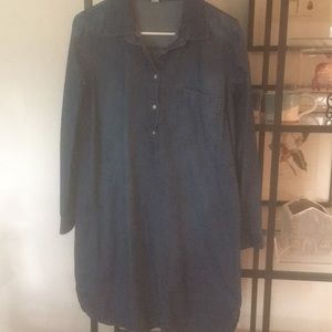 Old Navy denim shirt dress, Medium EUC